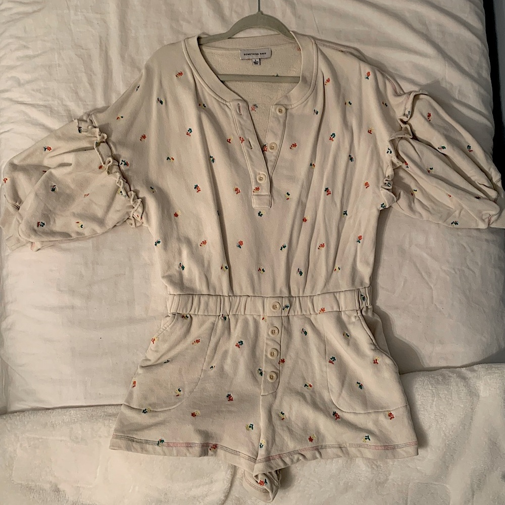 Something Navy Esmeralda romper